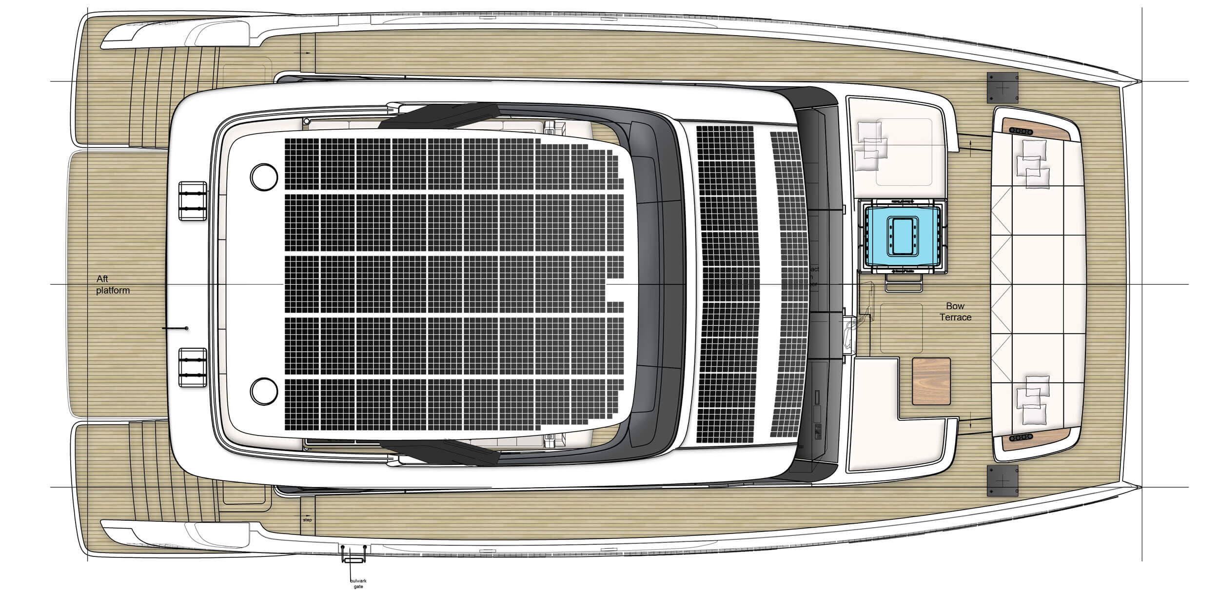 SOL yacht charter layout