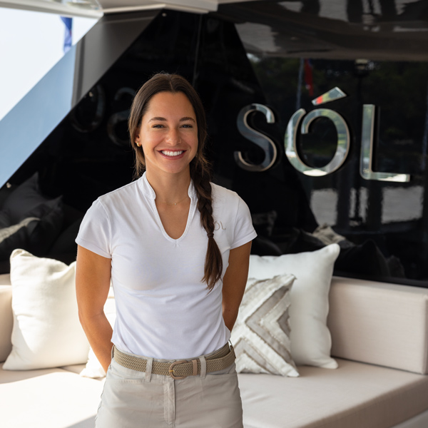 SOL Yacht Charter's Chief Stewardess Julia